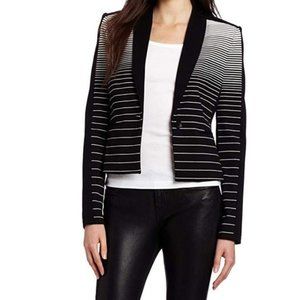 NWT BCBGMaxAzria Bowie Striped Tuxedo Blazer